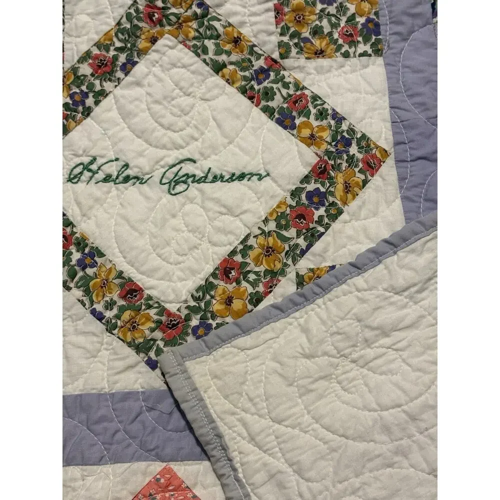 1930s Depression Era Signed Friendship Quilt Willing Workers Club Found In Texas